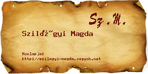 Szilágyi Magda névjegykártya
